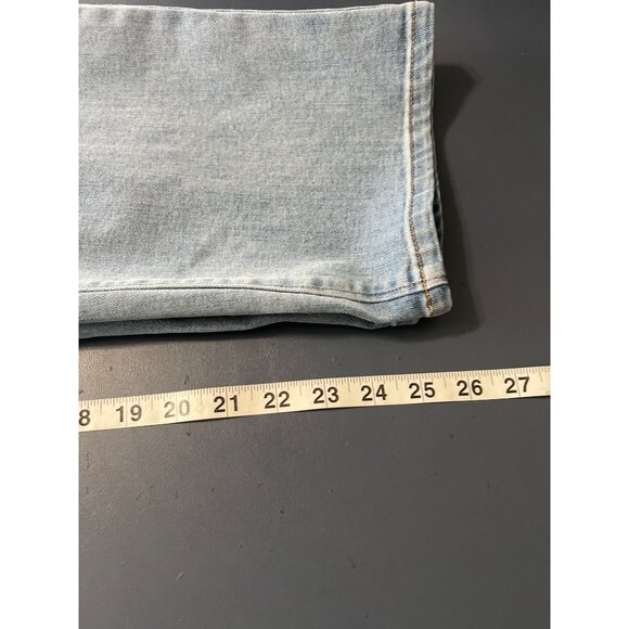 Old Navy Womens Plus Size 18 Plus Power Straight Jeans Light Wash Denim - Picture 9 of 11